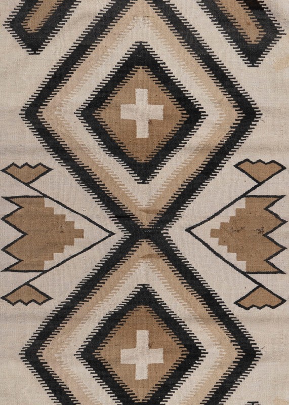 Antique Navajo Rug 3'7 X 6'9 E21581 gallery