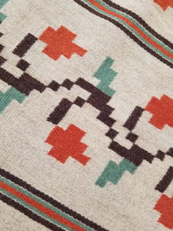 Fine Vintage Traditional Handmade Scandinavian Wool Multicolor Kilim 4.6x2.3 ft gallery