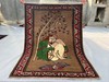 Vintage Afghan Baluchi Pictorial Rug 3'2 x 4'5 ft, Hand-Knotted Wool, Rare Rug gallery