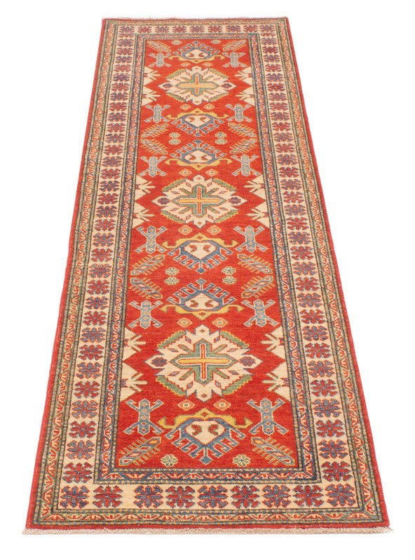 2'9" x 10'2" Vintage Hand-knotted Runner Rug Traditional Oriental Wool Carpet gallery