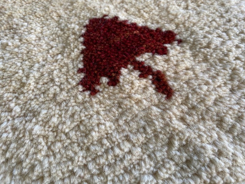 BEAUTIFUL TURKISH RUG, HAND MADE CAUCASIAN SQUARE TREE WOOL CARPET (1FT X 1FT) gallery