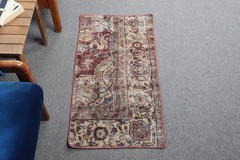 Moroccan Rug, 1.7×3.2 ft Small Rugs, Turkish Rug, Anatolian Rug, Vintage Rug