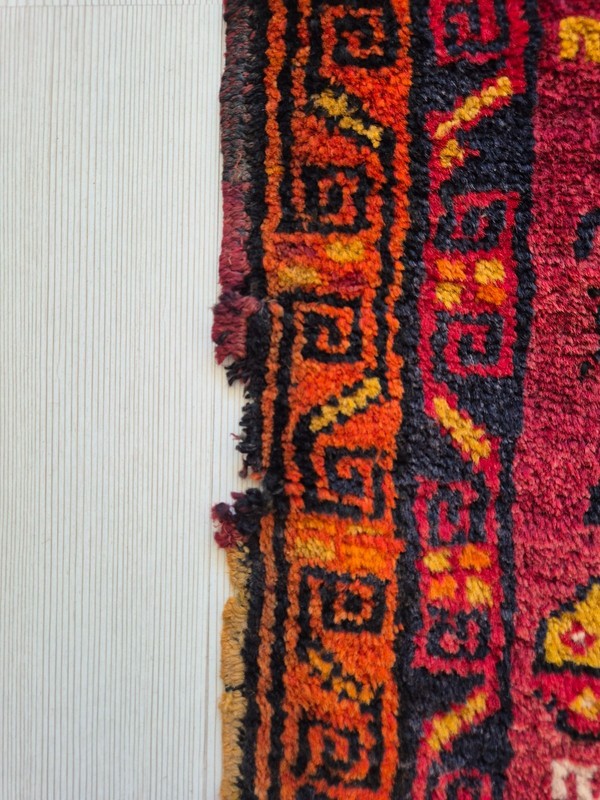 Antique Small Carpet, Hand Woven Rug, Wool, Handmade, Anatolian Rug, Collectible gallery