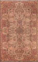 Cintage Floral Anatolian Oriental Area Rug 7×10 Turkish Hand-made Room Size Rug