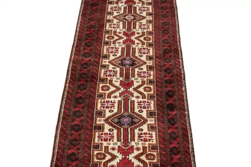 3X13 ft Geometric Tribal Runner Rug Oversized Oriental Hallway Kitchen Carpet gallery