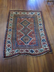 Antique Kazak rug, late 19th century 6’4 x 4’5 Caucasian handmade