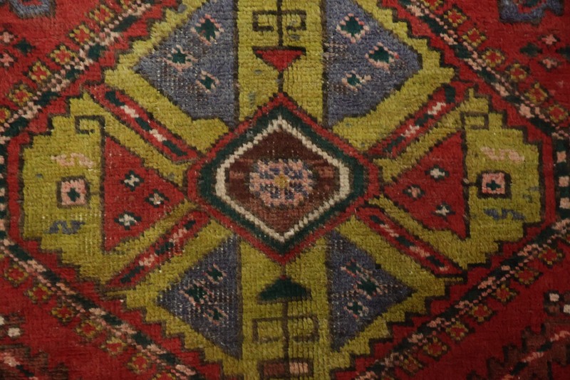 Traditional 10 ft Runner Rug 3x10 Wool Hand-made Tribal Geometric Vintage Carpet gallery