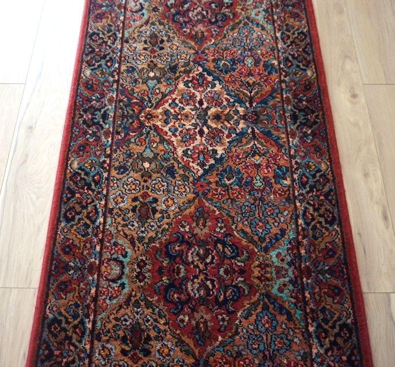 KARASTAN RUG RUNNER MULTICOLOR PANEL KIRMAN #700/717 2'6"x12' gallery