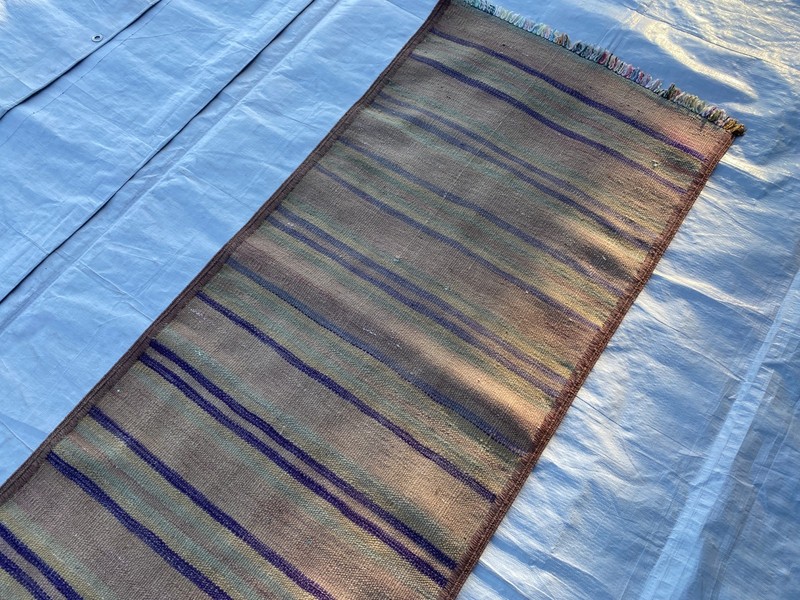2x10 ft Oriental Afghan Geometric Kilim Handwoven Antique Runner Entryway Rug gallery