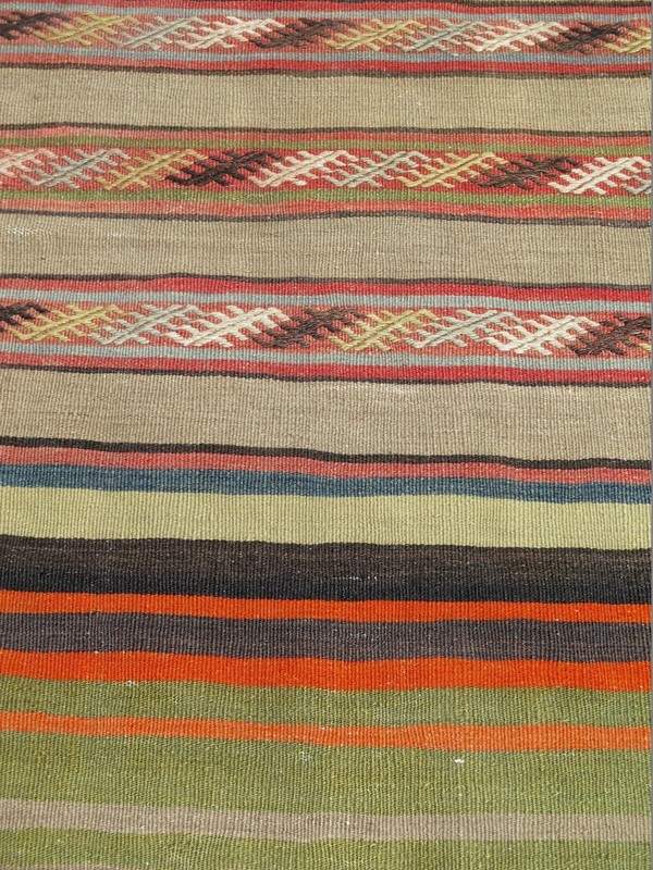Rug Runner, Stair Rug Vintage Turkish Kilim Runner Hallway Rugs Long Rug 26X103" gallery