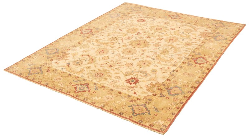 Vintage Hand-Knotted Area Rug 8'2" x 10'3" Traditional Oriental Wool Carpet gallery