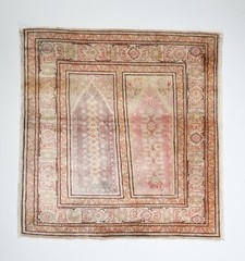 Tribal Vintage Turkish rug, Soft color Rug,Small Size Hand knotted floor Rug