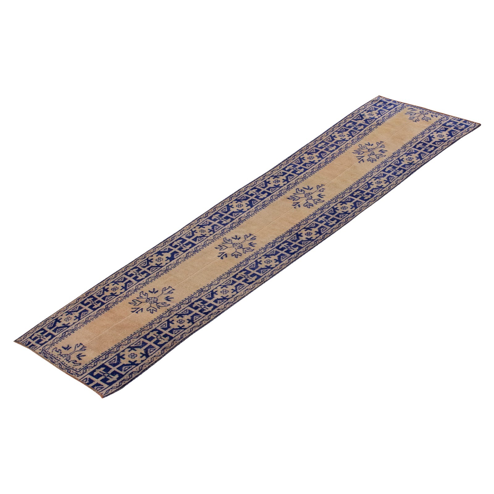 Runner Rug,Turkish Runner,Vintage Runner,Oushak Rug,Floor Rug, 2'4 X 11'1 feet gallery