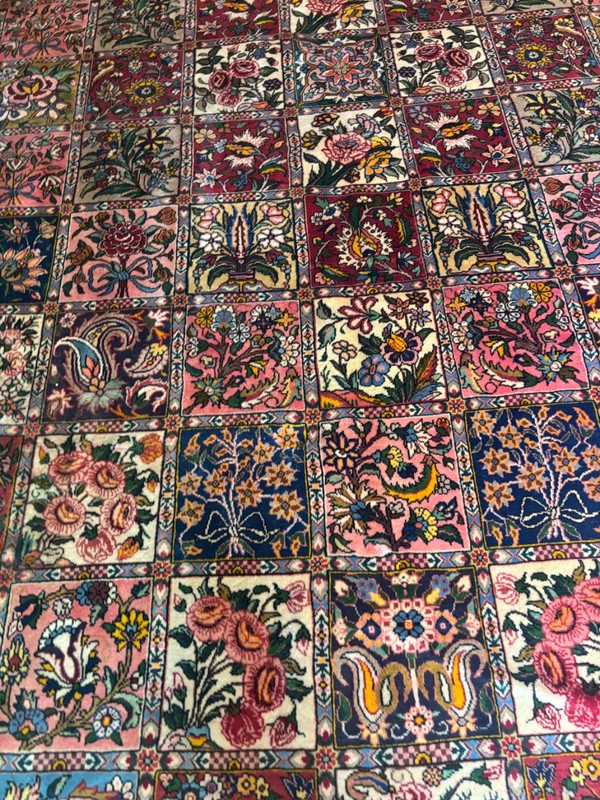 SEMI ANTIQUE. 14X10 HAND MADE RUG. FULL PILE. CARPET gallery