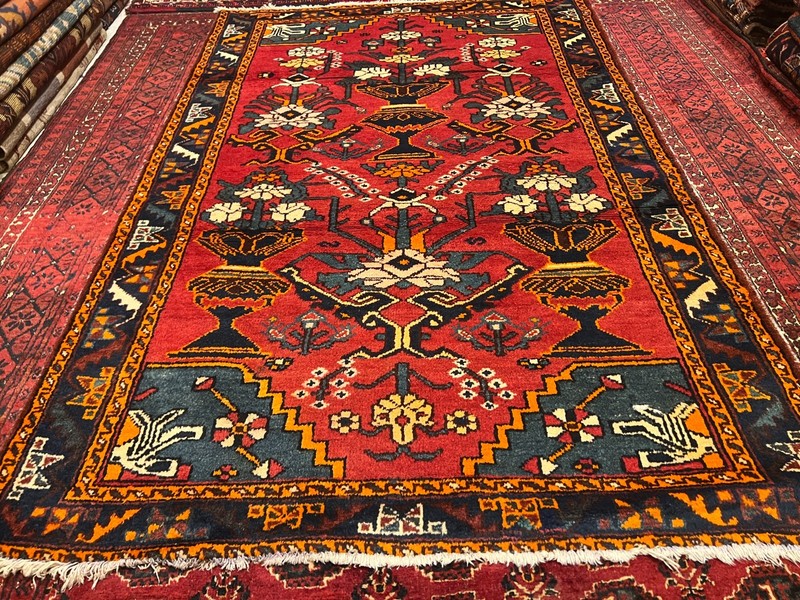 130 X 200 COLLECTORS' ITEM Antique Natural Vegetable Dye Caucasus Shirvan Carpet gallery