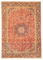 Vintage 9’4″ x 13’5″ Traditional Hand Knotted Vegetable Dye Wool Area Rug