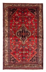 Vintage 4’6″ x 7’3″ Traditional Hand Knotted Vegetable Dye Wool Area Rug