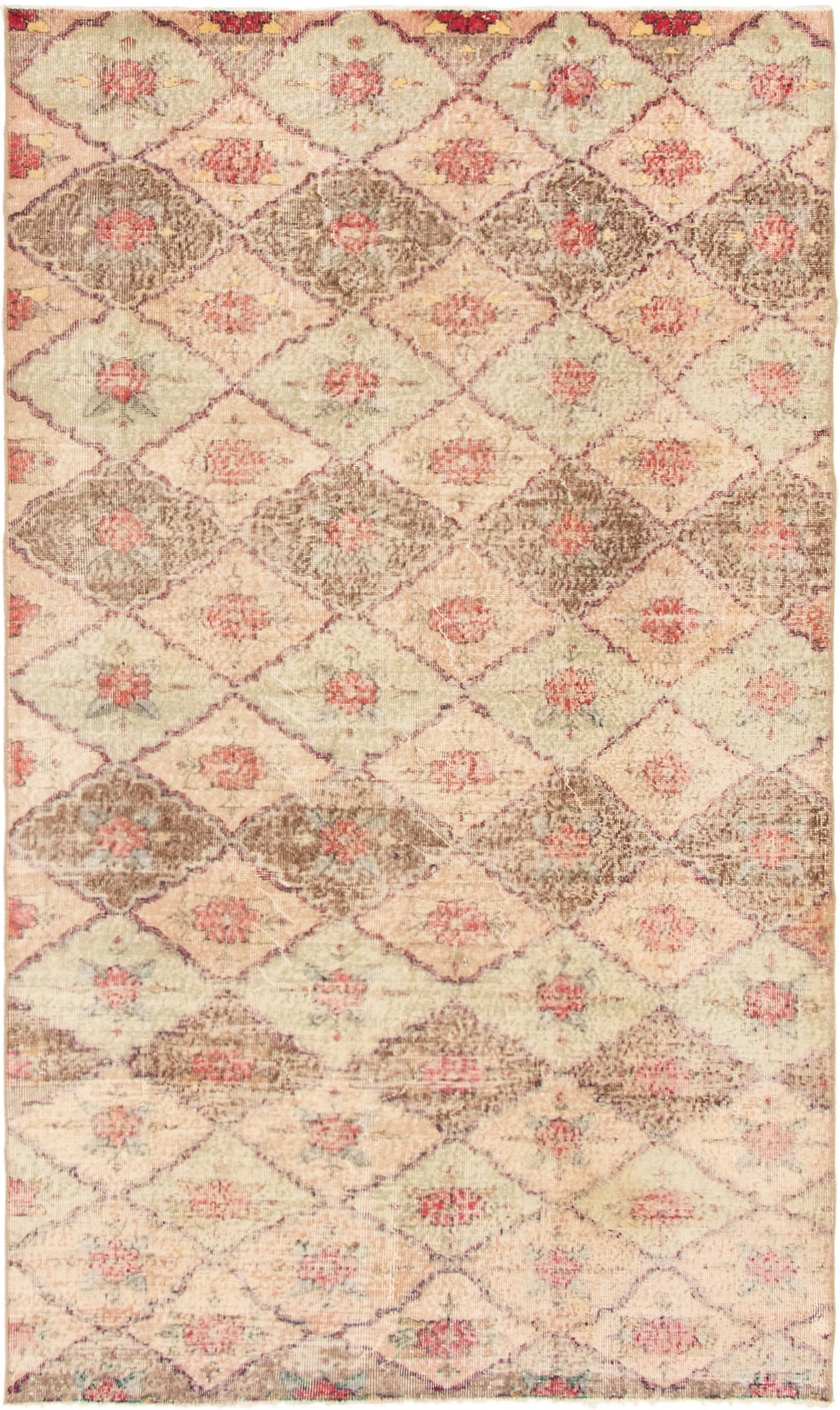 Vintage 5'9" x 9'8" Traditional Hand Knotted Vegetable Dye Wool Area Rug gallery