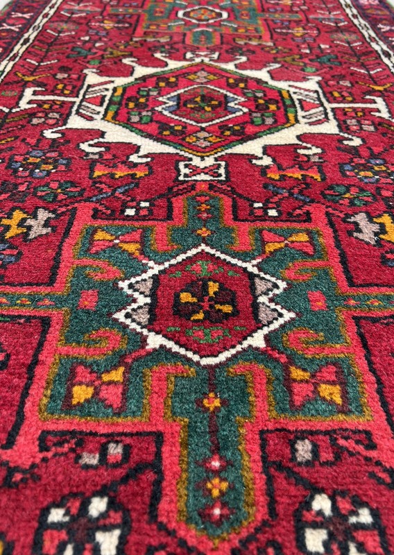 S.Antique Hand Knotted Village Vintage Tribal Geometric Runner Rug 2'3”x9’7”,855 gallery