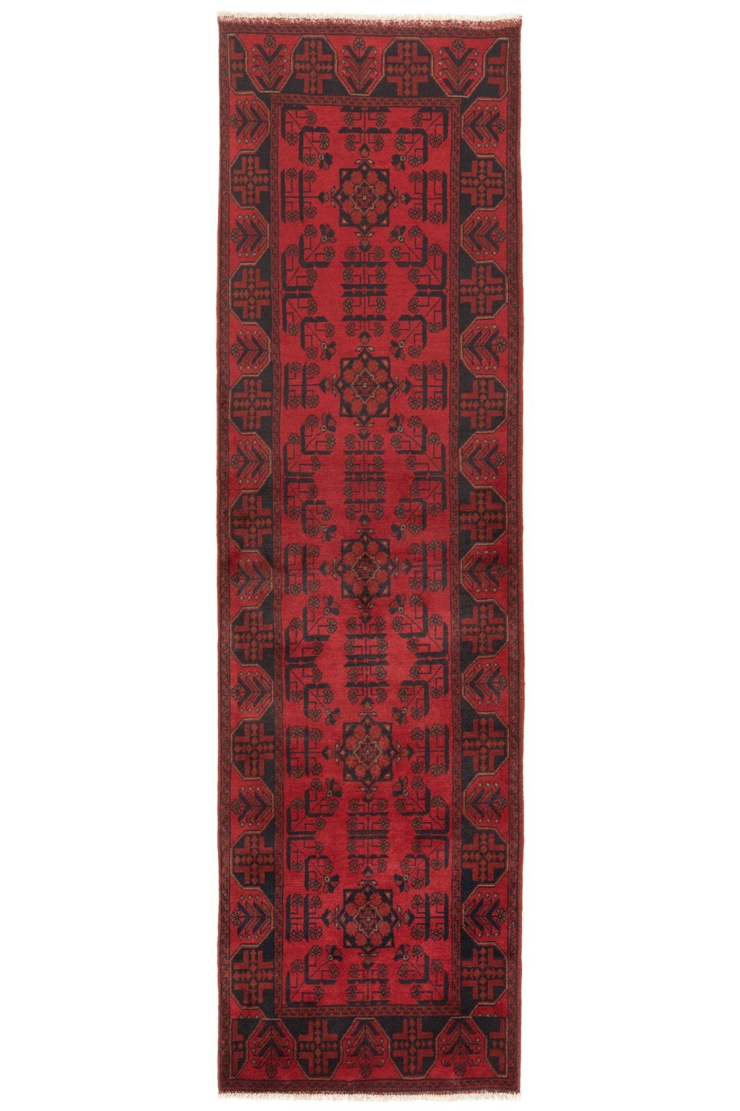 Afghan Hand Knotted Oriental Rug 288x82cm - Excellent Condition, Carpet, Rug,... gallery