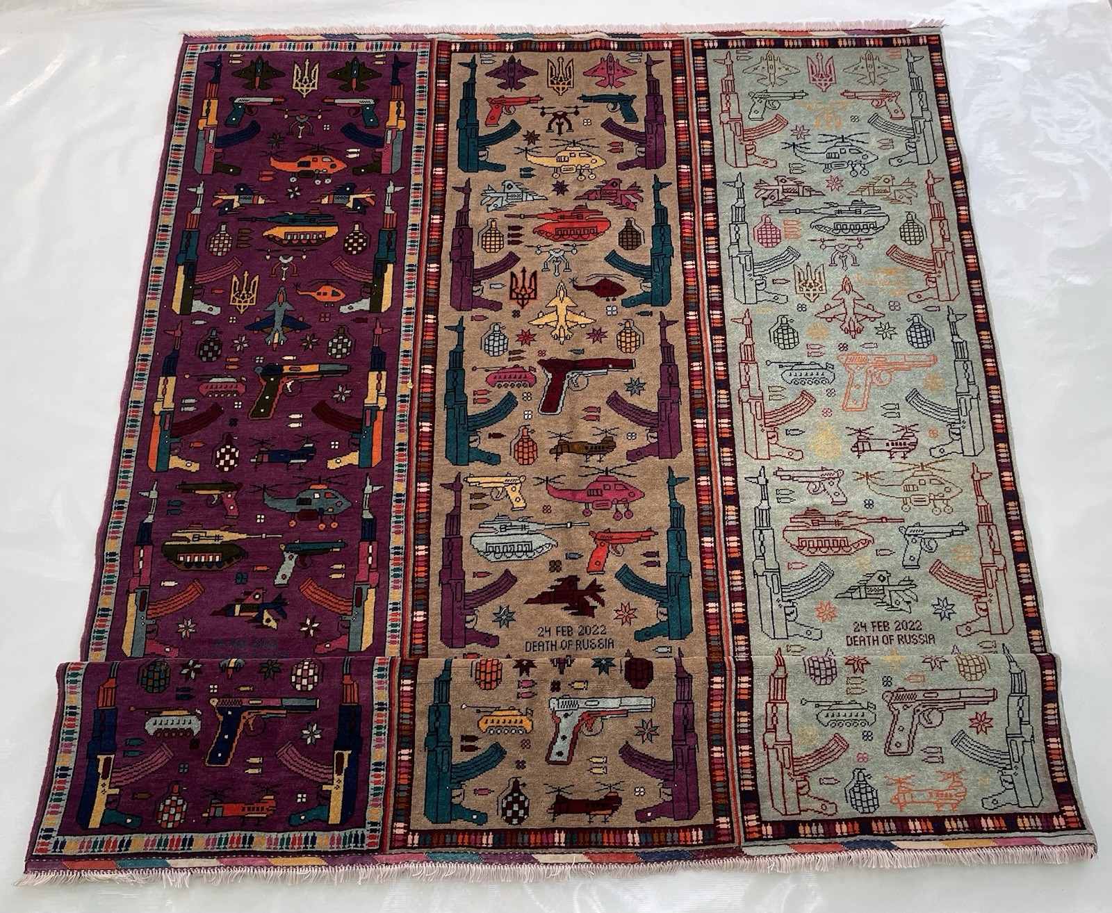 #617 Afghan War Rug Large Rug Beautifully Made Wool Rug Handicrafts 300x210 Cm gallery