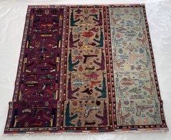 #617 Afghan War Rug Large Rug Beautifully Made Wool Rug Handicrafts 300×210 Cm