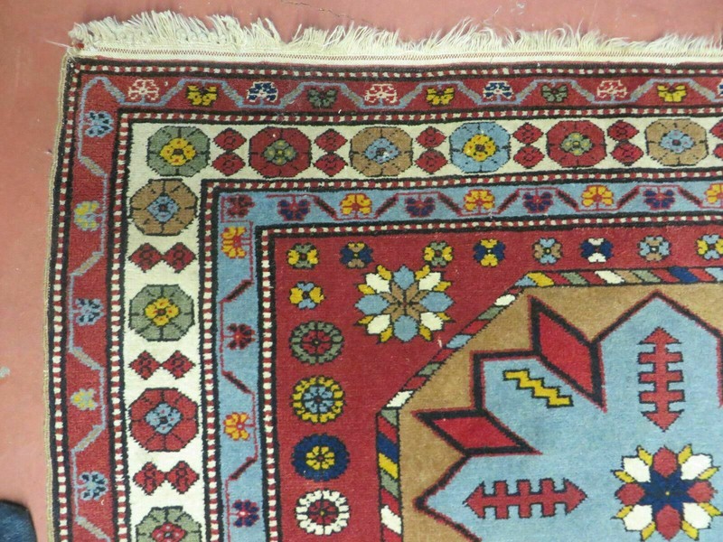 4' X 6' Vintage Handmade Caucasian Shirvan Russian Armenian Wool Rug Colorful gallery