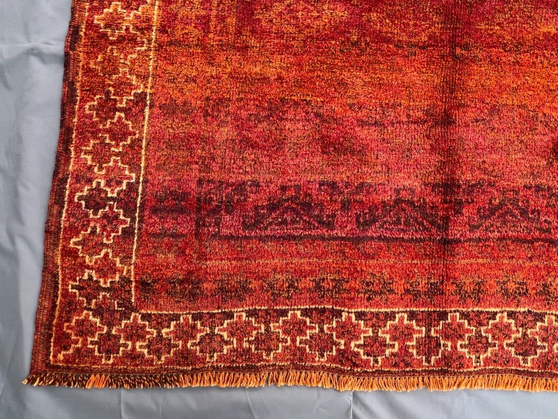 160 X 270 cm Vintage Natural Vegetable Dye Nomad Maldari Belouch Abrash Kowdani gallery