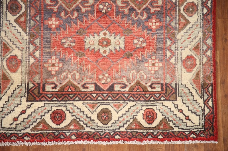 Vintage Geometric Sarouk Tribal Hand-knotted Traditional Runner Rug 3x10 Carpet gallery