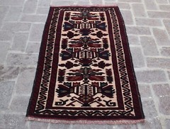 2’5 x 4’4 Handmade afghan tribal berjesta wool area rug, 3×5 persian rug
