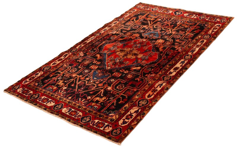 Vintage Traditional Hand-Knotted Area Rug 5'3" x 9'2" Oriental Wool Carpet gallery