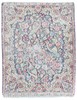 Semi-Antique Distressed Oriental Rug 1'7X2'3 ft Muted Floral Entryway Carpet gallery