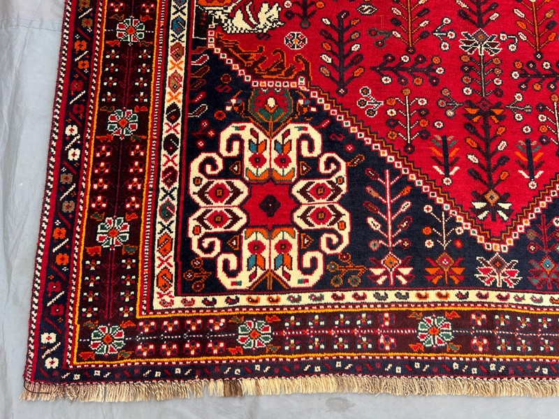 5'4 x 8'4 ft Vintage Afghan Tribal Baluchi Style Hand knotted Wool Red Area Rug gallery