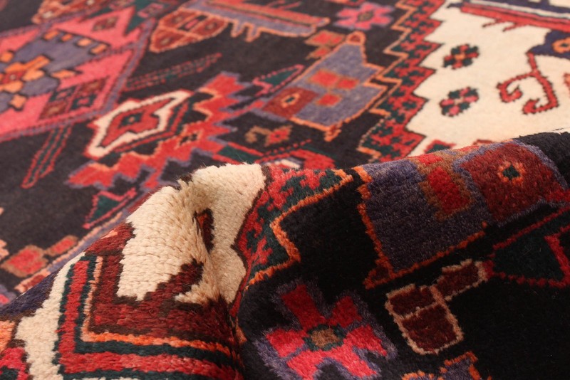 Traditional Vintage Hand-Knotted Oriental Carpet 3'5" x 6'11" Wool Area Rug gallery