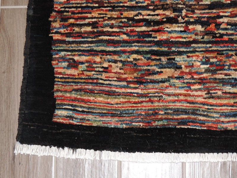6x3ft. Handmade Veg Afghan Chobi Wool Runner gallery