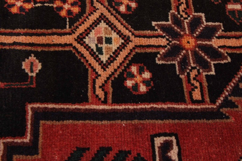 Vintage 3'7" x 5'7" Traditional Hand Knotted Vegetable Dye Wool Area Rug gallery