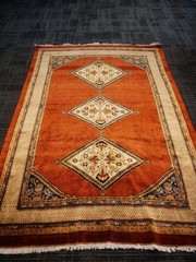 Stunning Rare Antique Hand Knotted Medallions Rug c.1900 (6 x 8) Bijar Mobasheri