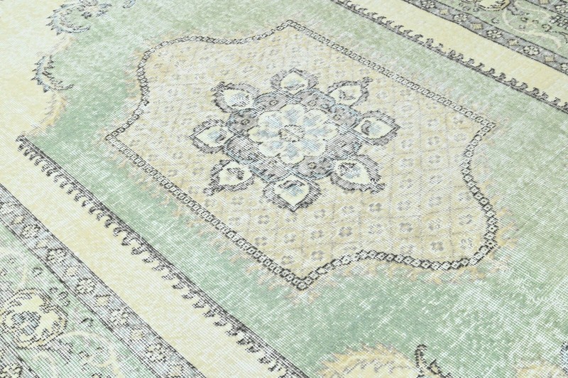 Oushak Turkish Vintage Rug 5x8 Kilim Rug Anatolian Handmade Boho Decor BEIGE gallery