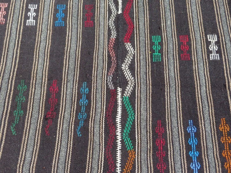 Anatolia Kilim Rug, Natural Wool Rug, Ethnic Rug, Handmade Kelim, Carpet 81x118" gallery