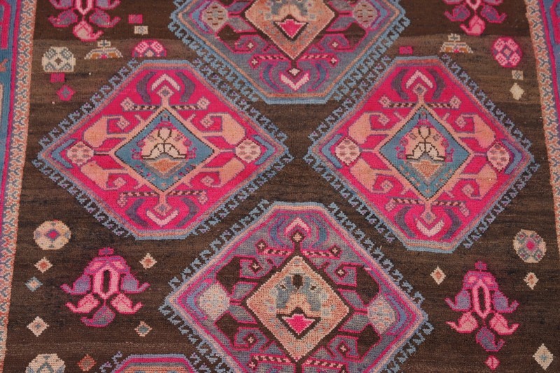 Over-Dyed Traditional Area Rug 5x9 Hand-knotted Wool Geometric Pattern Carpet gallery