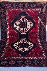 COLLECTORS’ ITEM Vintage Natural Vegetable Dye Boteh Maresali Caucasus Carpet