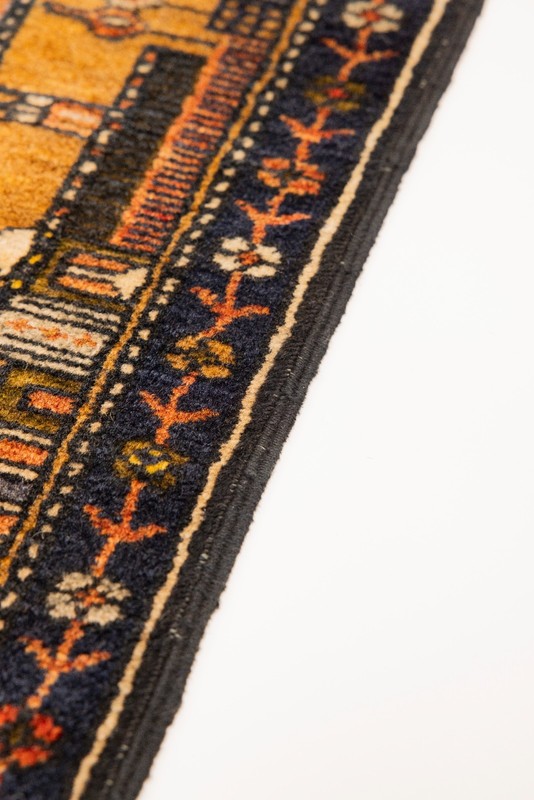 Antique Turkish Anatolian Nomadic One-of-a-kind Rug Hand Knotted Wool 4 ft x 7ft gallery