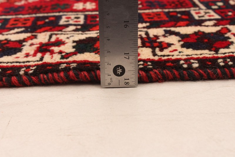 Vintage 3'7" x 5'1" Traditional Hand Knotted Vegetable Dye Wool Area Rug gallery
