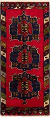 Vintage Hand-Knotted Area Rug 4’9″ x 10’10” Traditional Oriental Wool Carpet