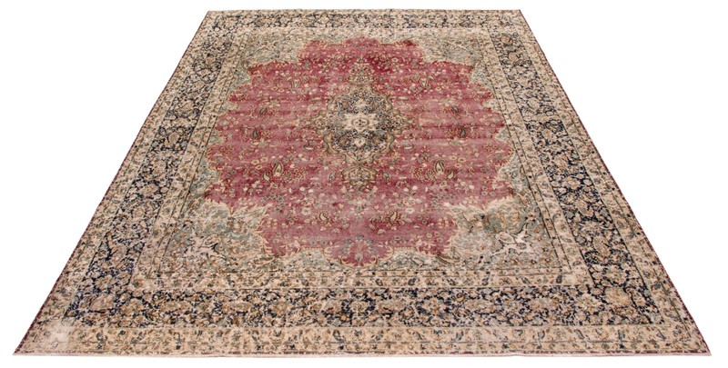 Traditional Vintage Hand-Knotted Area Rug 9'6" x 13'5" Oriental Wool Carpet gallery