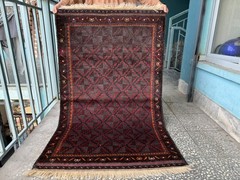 Afghan Handmade Antique Wool 3×5 Area Rug Tribal Caucasian Design Rustic Carpet