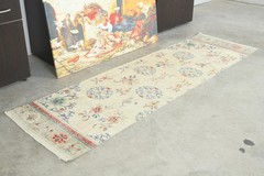 Turkish Hallway Rug 2×8 Hand-Knotted Vintage Runner Rug Oushak Carpet,142
