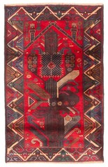 Traditional Vintage Hand-Knotted Carpet 2’10” x 4’5″ Wool Area Rug