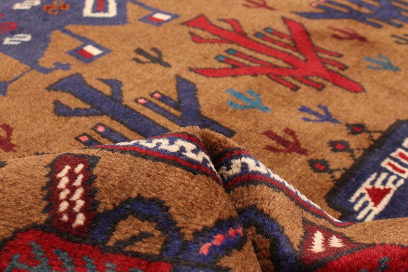 3'11" x 6'0" Vintage Hand Knotted Area Rug Traditional Oriental Wool Carpet gallery