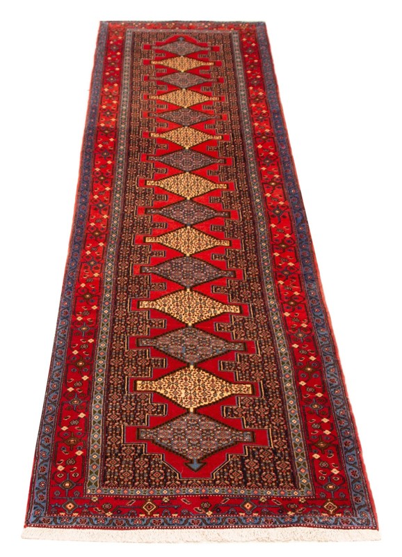 Vintage Hand-knotted Runner Rug 3'0" x 12'0" Traditional Oriental Wool Carpet gallery
